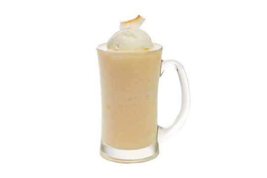 Banana and Mango Smoothie with Coconut Ice Cream