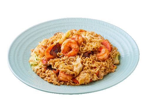 Spicy and Sour Seafood Mama Noodles