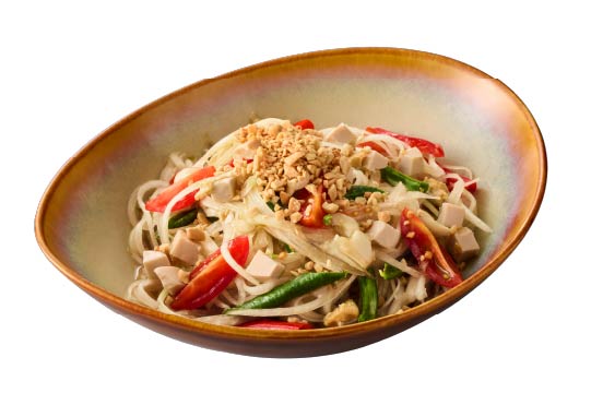 Green Papaya Salad with Salted Egg
