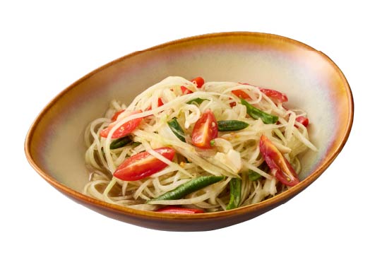 Green Papaya Salad with Egg and Vegetables