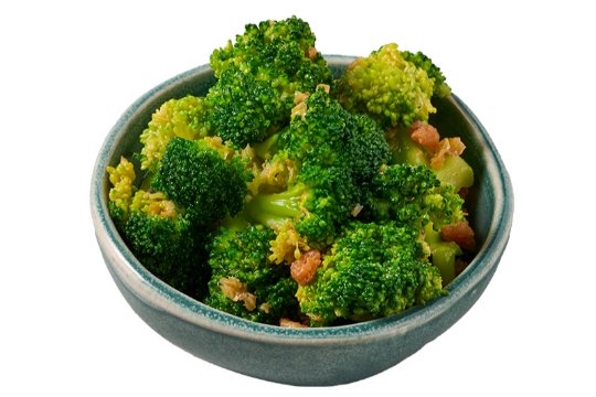 Garlic Broccoli with Shrimp Sauce