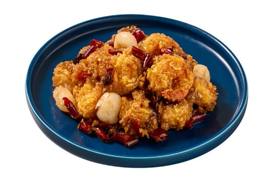 Fried Shrimp Balls with Tamarind and Longan