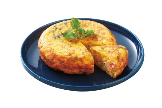 Pan-fried Seafood Omelette