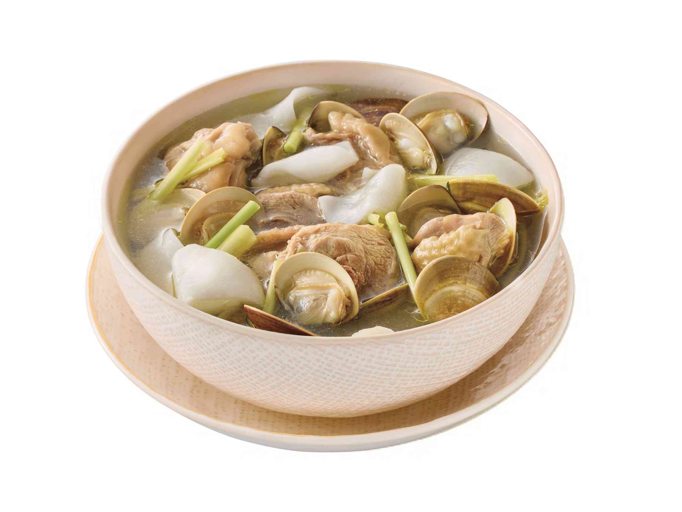 Lemongrass Coconut Clam and Chicken Soup