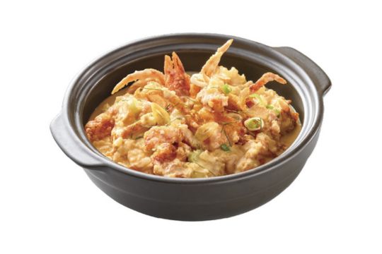 Crispy Softshell Crab with Garlic Salted Egg Yolk Sauce