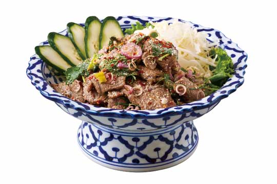 Pan-fried Beef Salad